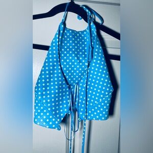 Zara Polka‎ Dot CropTop, L